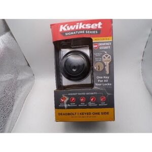 Kwikset Signature Series SmartKey Single Cylinder Deadbolt Venetian Bronze 980
